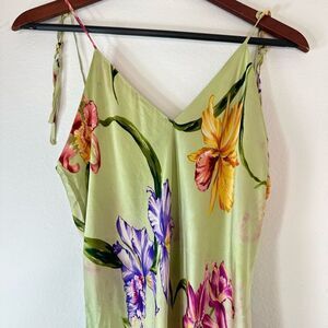 Victoria's Secret Floral Chemise - Green and Purple